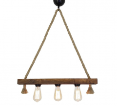 Přírodní venkovské stropní svítidlo (1)