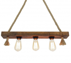 Přírodní venkovské stropní svítidlo (3)