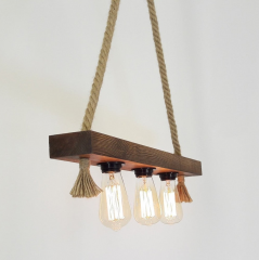 Přírodní venkovské stropní svítidlo (5)