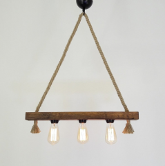 Přírodní venkovské stropní svítidlo (6)