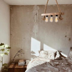 Přírodní venkovské stropní svítidlo (7)