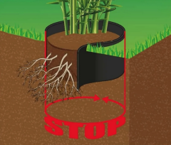 NATURE Protikořenová bariéra fólie 0,7x5 m HDPE černá (3)